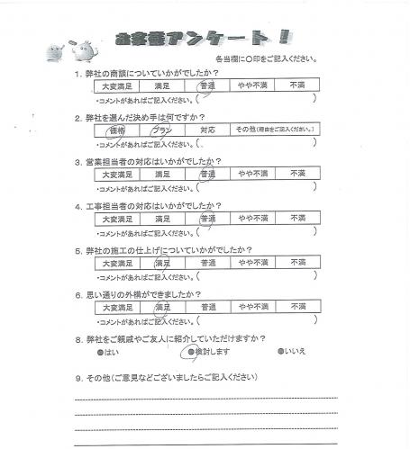 大阪府守口市 O様