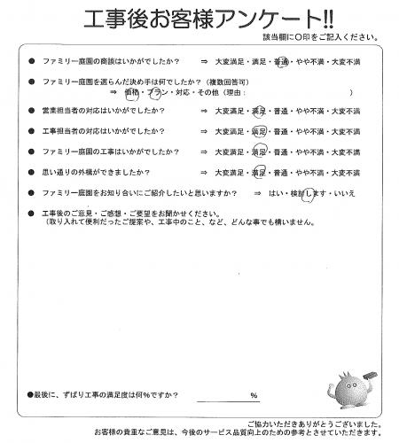 大阪府岸和田市 K様