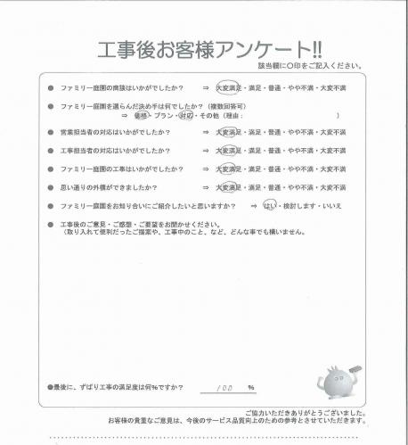 奈良県北葛城郡広陵町 T様