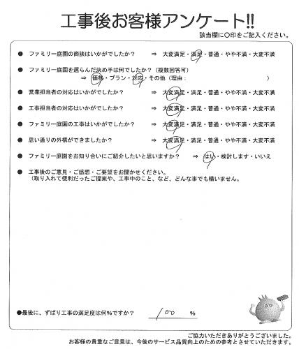 兵庫県神戸市北区 F様