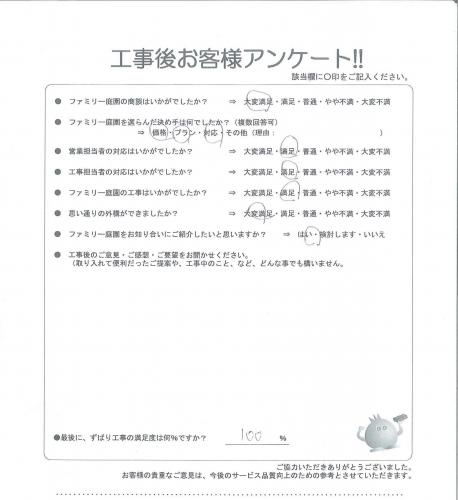 大阪府吹田市 H様