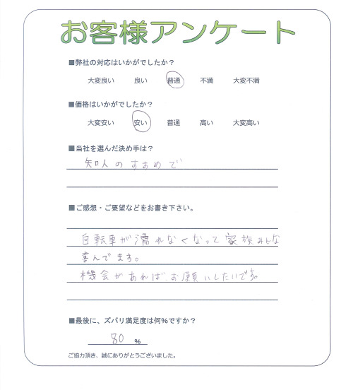 大阪府八尾市 I様