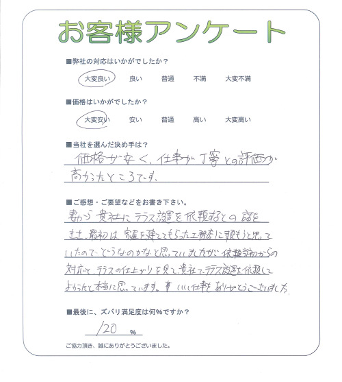 大阪府大阪市阿倍野区 K様