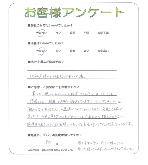 大阪府高槻市 O様