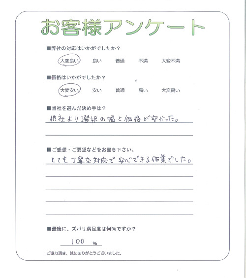 大阪府東大阪市 S様