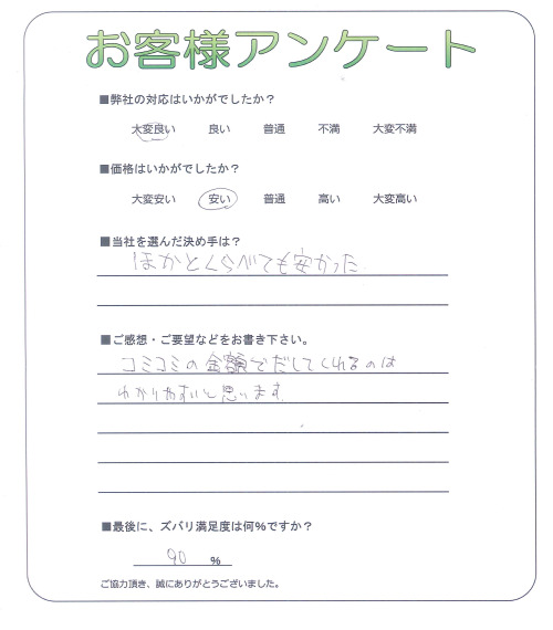 大阪府貝塚市 T様