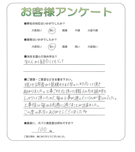 大阪府堺市西区 I様
