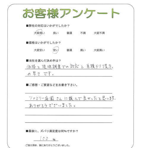 大阪府八尾市 O様