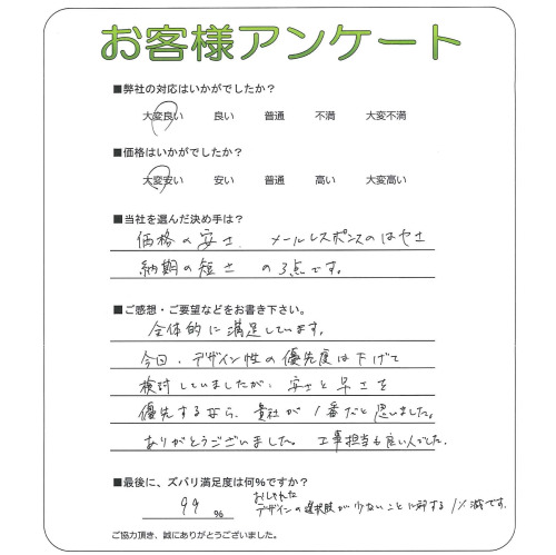 大阪府茨木市 O様