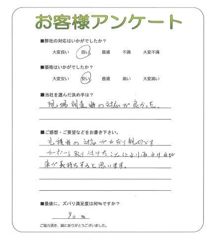 大阪府大阪市平野区 S様
