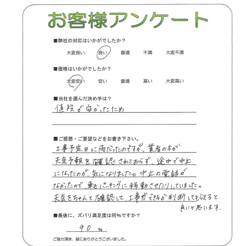 京都府京都市中京区 M様