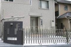 車庫ガレージ 伸縮・ジャバラ門扉