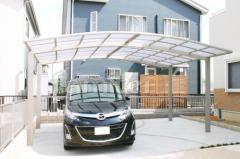 カーポート 新日軽ファインポート2台用