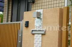 ガラス表札 郵便ポスト
