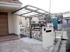 自転車屋根+ベランダ屋根2楷