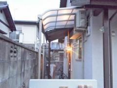 雨除け屋根 レギュラーテラス1階