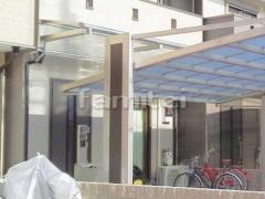 柱なし雨除け屋根 YKKヴェクターテラス1階