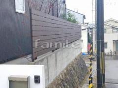 木製調目隠しフェンス塀 YKKAP ルシアスH02型