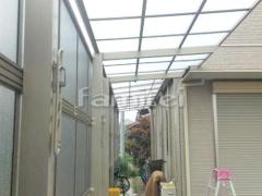 雨除け屋根 LIXILアーキフィット フラットテラス1階 目隠しパネル 土間コンクリート