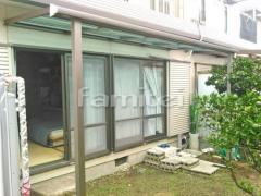 雨除け屋根 フラットテラス1階