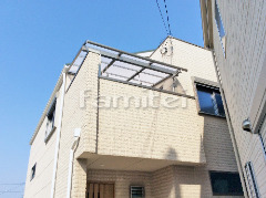ベランダ屋根 LIXILスピーネ2階