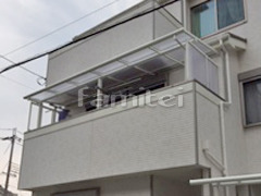 ベランダ屋根 フラットテラス2階 目隠しパネル