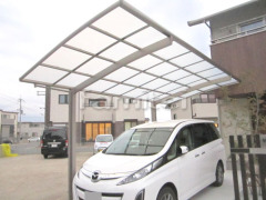 カーポート LIXILネスカR1台 洗濯干し屋根 スピーネ1階