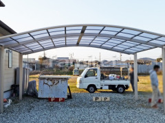 カーポート YKKレイナポート横2台