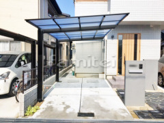 カーポート LIXILネスカF1台 スマート雨樋