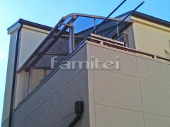 ベランダ屋根 LIXILスピーネ2階・1階