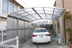 カーポート YKKレイナポート横2台・1台 目隠しパネル