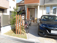 新築ナチュラル オープン外構