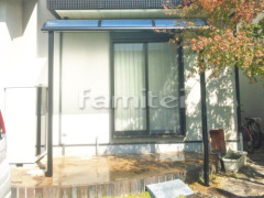 雨除け屋根 LIXILスピーネ1階