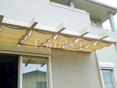 フル木製調テラス屋根 TAKASHO JEUポーチ1階