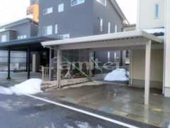 積雪カーポート YKKジーポートneoA横2台 積雪100cm対応