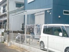 雨除け屋根 LIXILスピーネ1階