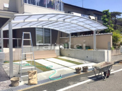 カーポート LIXILネスカR横2台 テラス屋根 スピーネ1階・2階