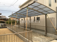 カーポート LIXILネスカR縦2台 ベランダ屋根 レギュラーテラス2階