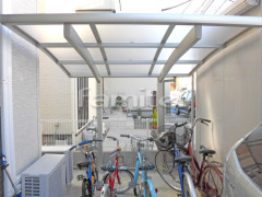自転車バイク屋根 YKKレイナポート