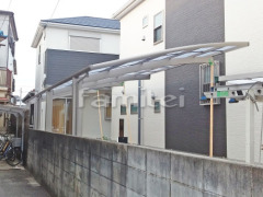 カーポート LIXILネスカR縦2台 ベランダ屋根 レギュラーテラス2階