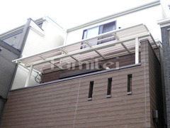 ベランダ屋根 LIXILスピーネ2階