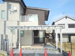 カーポート YKKエフルージュ横2台