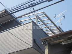 ベランダ屋根 YKKヴェクター3階 積雪50cm対応 カーポート レイナポート横2台