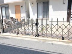 伸縮門扉 三協カムフィL 両開き