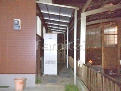 雨除け屋根 LIXILスピーネ1階機能門柱 カット