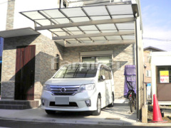 カーポート 三協アルミ ニューマイリッシュ1台 ベランダ屋根 YKKヴェクターテラス2階