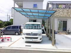 カーポート 三協セルフィ縦1.5台 雨除け屋根 YKKソラリア1階