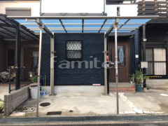 カーポート 三協ニューマイリッシュ1台 逆勾配