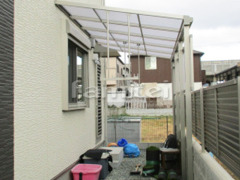 雨除け屋根 YKKソラリア1階