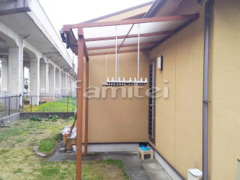 フル木製調テラス屋根 三協ナチュレ1階